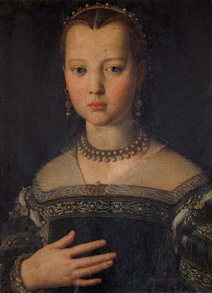 Agnolo Bronzino Portrait of Maria de'Medici France oil painting art
